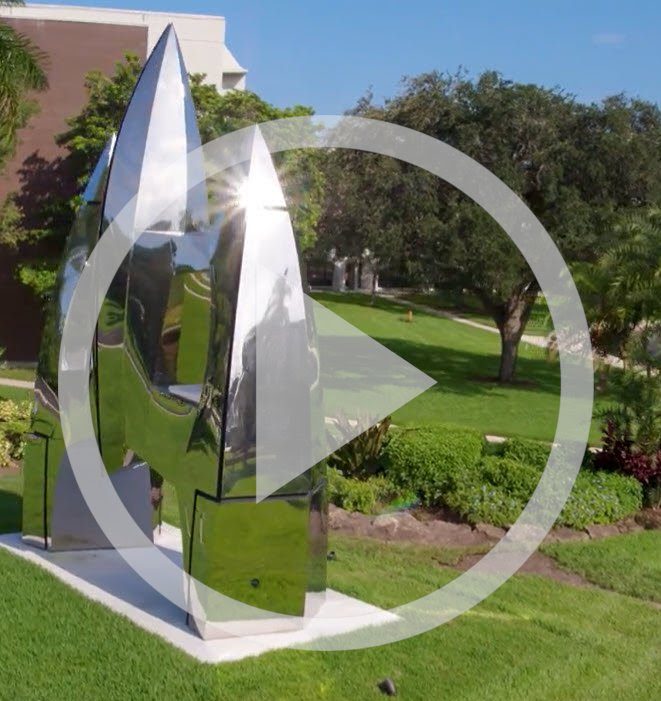 Watch the dazzling aerial video of the Rocket sculpture at youtu.be/U9SzZCauoJM (a maquette-sized version of Rocket will be featured in this exhibition at ARES Miami)