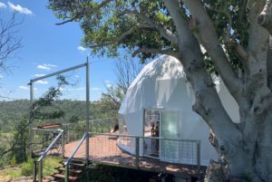  Geodesic dome overlooking spectacular views of outback Australia