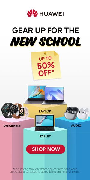 Back To School Sale! Up to 50% OFF – Huawei Tower Banner