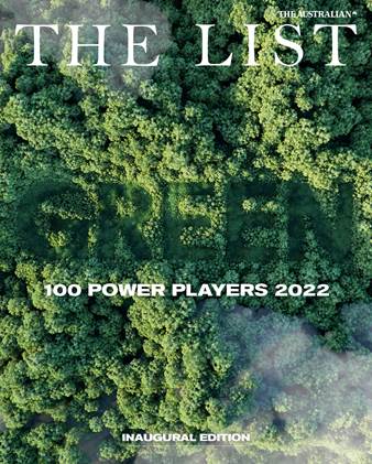 THE LIST: 100 GREEN POWER PLAYERS OF 2022