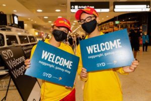 Surf_Life_Saving_Australia_team_at_Sydney_International_Airport_on_21_February_2022_in_Sydney_Australia