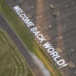 Welcome_Back_World_message_at_Sydney_International_Airport_on_21_February_20
