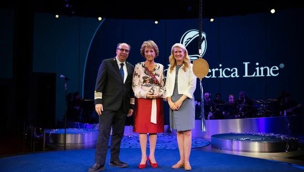 Holland America Line’s Holds Naming Ceremony for Rotterdam with Godmother Her Royal Highness Princess Margriet of the Netherlands