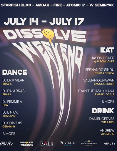 Dissolve Weekend, Bali’s Most Anticipated Festival, Is Coming This July