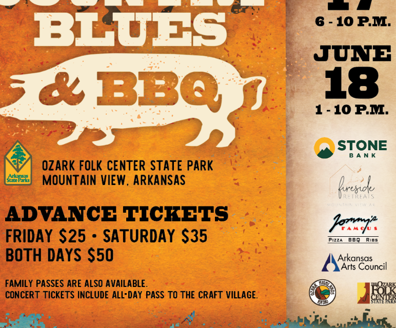 Country Blues & BBQ at Ozark Folk Center State Park