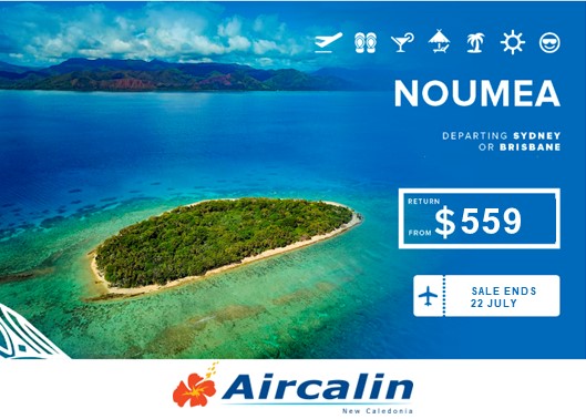 Aircalin’s “Discover New Caledonia Sale”  From $559 return – Flying Aircalin