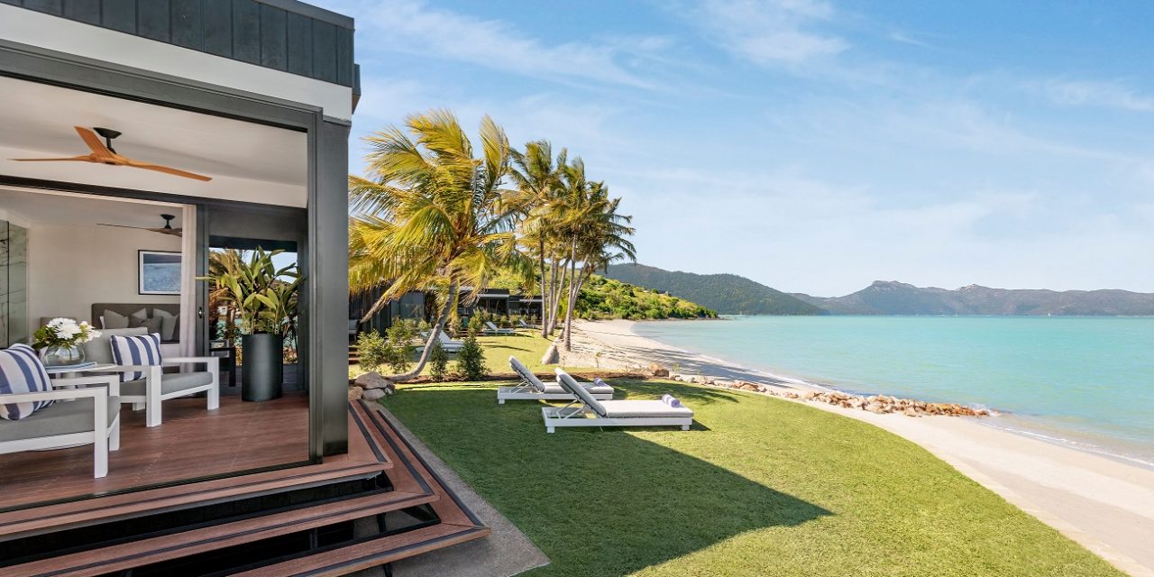 Secluded Beachfront Pavilions offering luxury at InterContinental Hayman Island Resort