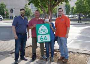 USBR 66 sign in Oklahoma - ODOT-BikeOklahoma