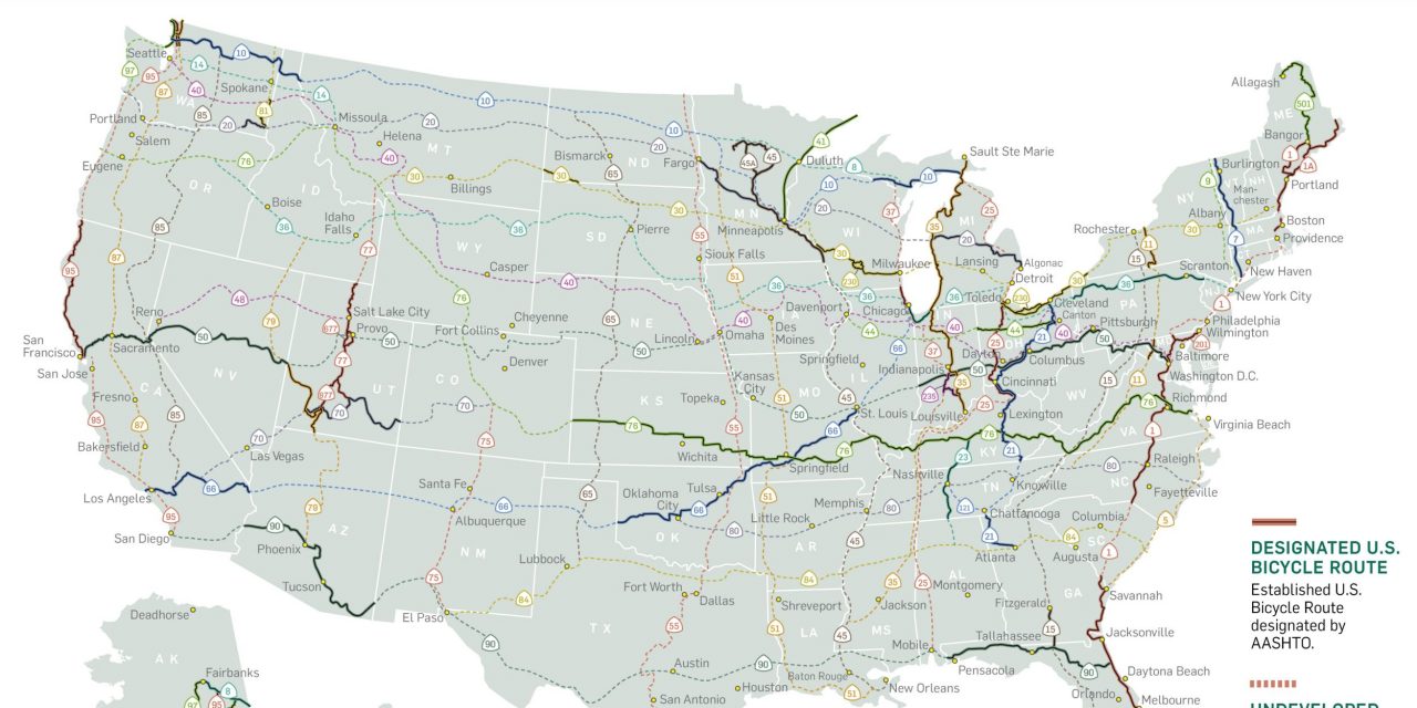 New U.S. Bicycle Routes Add 650 Miles to Ride Across Country