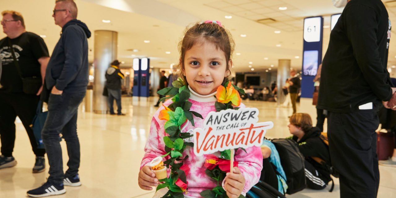 Vanuatu says Welkam Back! to Australian visitors as first flight lands in Port Vila