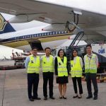 Singapore Airlines operates its first flights with blended Sustainable Aviation Fuel in Singapore