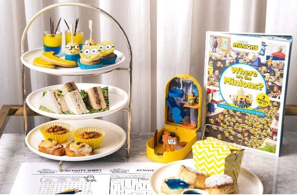Minions: The Rise of Gru Children’s Tea at The Langham, Melbourne, for the September, 2022 school holidays.