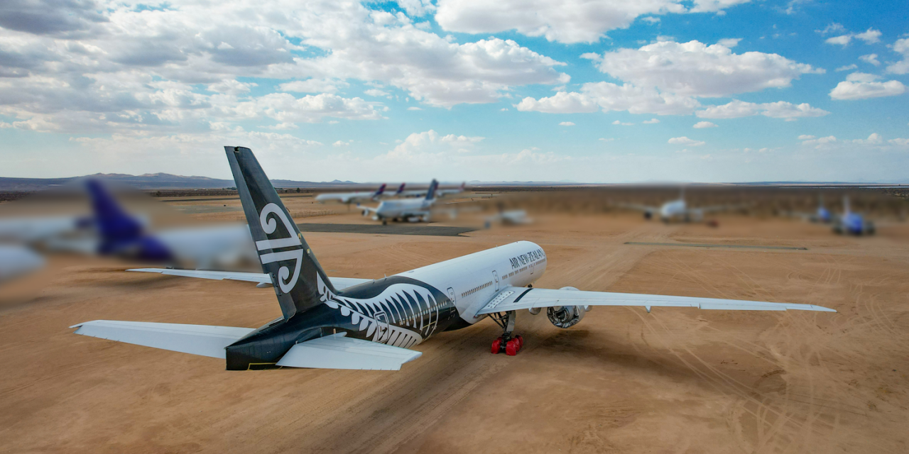 Air New Zealand Prepares Its First Mojave Desert-based 777-300 For Flight