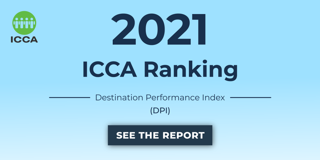 ICCA top performing destinations for international Assoc. meetings