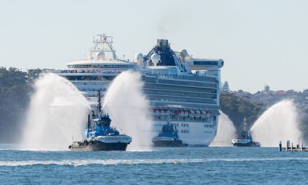 Maiden Arrival Of P&O Cruises Australia’s Beautiful Pacific Encounter