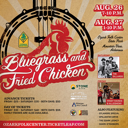 Bluegrass & Fried Chicken Festival at Ozark Folk Center State Park