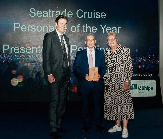 Chris Theophilides Named Cruise Personality Of The Year At The  2022 Seatrade Cruise Awards In Malaga, Spain