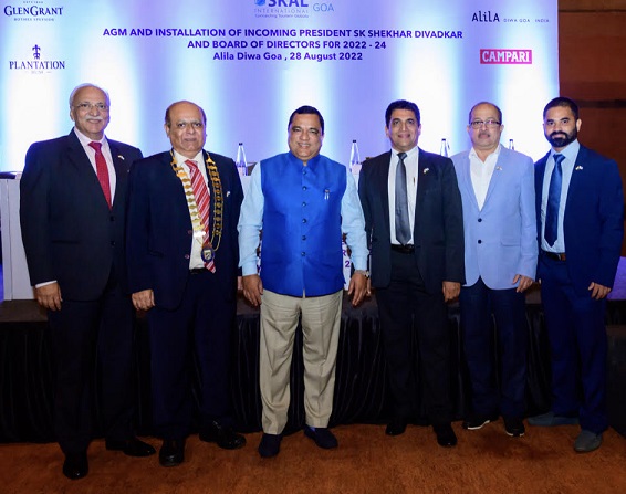 Baton Change At Skal Goa