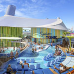 Icon of the Seas, Swim & Tonic in the new Chill Island is Royal Caribbean’s first swim-up bar at sea