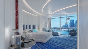 W Sydney Room Entrance Render