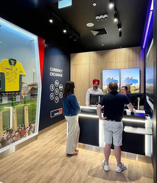 Travelex launches new cricket-themed ‘digital airport’ store at Adelaide airport