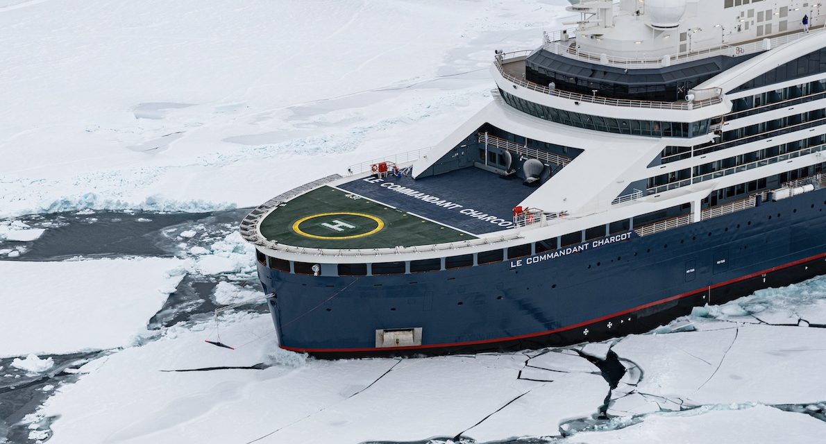 Le Commandant Charcot turns to Airbus’ satellite images to optimise navigation in the Arctic