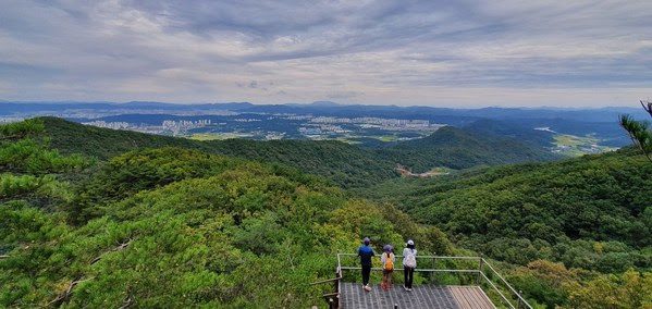 The Dullesan-gil Trail in Daejeon is designated as Korea’s 7th “National Forest Trail”