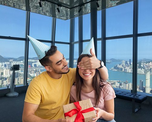 “Christmas Gathering in the Sky” by sky100 Hong Kong Observation Deck