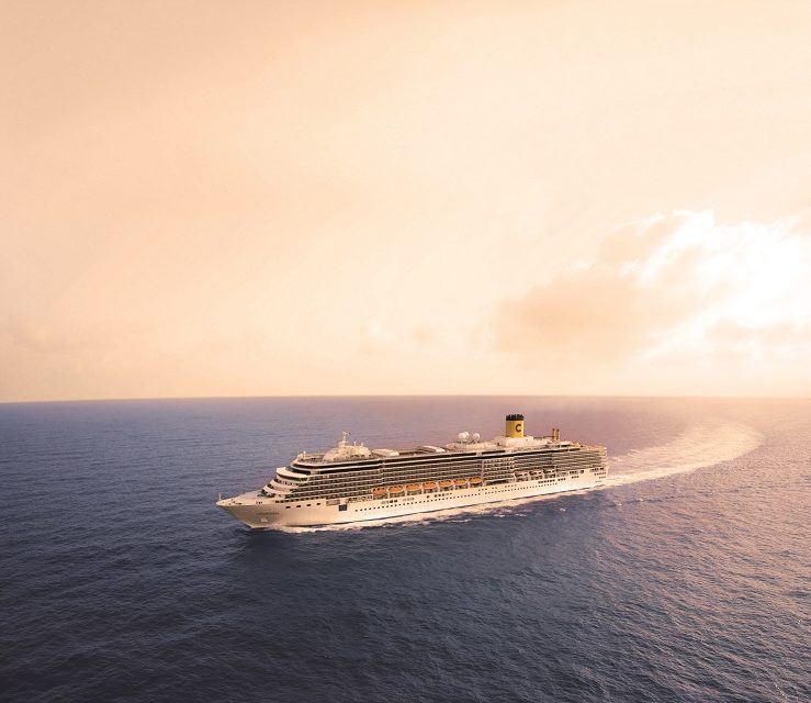 Costa Deliziosa Departs On An Around-The-World Cruise
