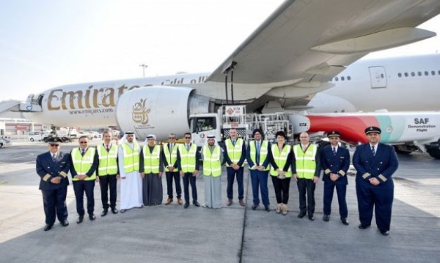 Emirates operates milestone demonstration flight powered with 100% Sustainable Aviation Fuel