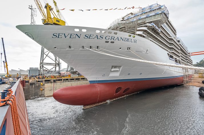 Shipbuilders Fincantieri Celebrate Floats Out of Seven Seas Grandeur™