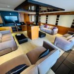 The entertainment area