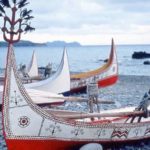 Aboriginal Canoes on Orchid Island, Taiwan