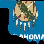 oklahoma, flag, map