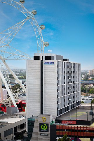 Now Open: Nesuto Docklands Apartment Hotel AUD$100m new-build apartment hotel with 211 guest rooms in the heart of Dockland’s entertainment precinct in Melbourne