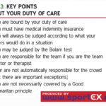 Key points about your duty of care