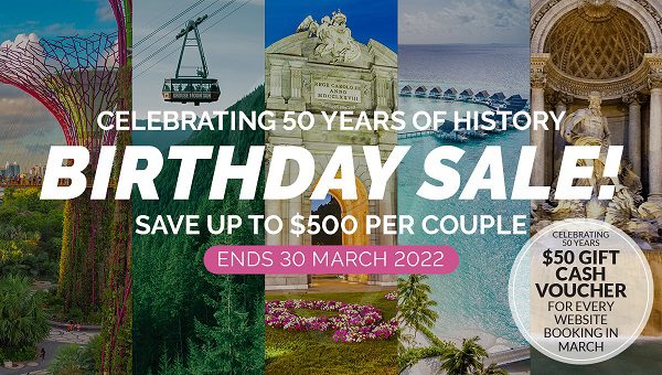 50th Anniversary Travel Deals: Exclusive Discounts and Rewards for Agents