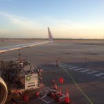 Waiting on the tarmac at Melbourne Airport