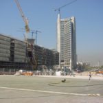 Edificio Forum, Hotel Princess and Torre Agbar under Construction