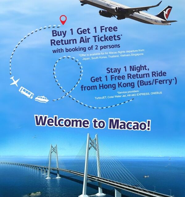 Macao Launches ‘Buy One Get One Free’ Offer to Boost Tourism Industry