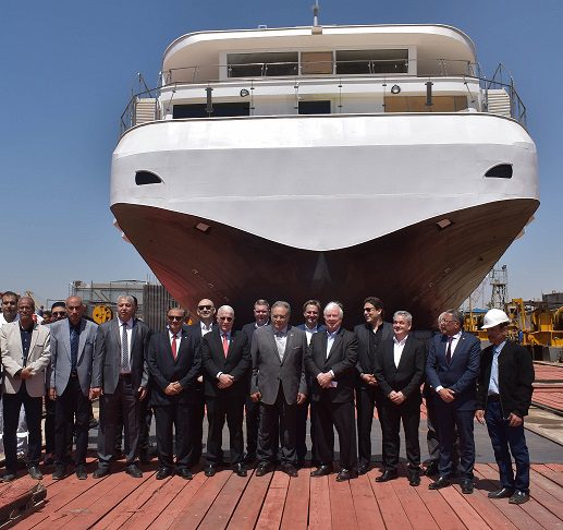 Viking Marks Float Out of Newest Egypt Ship: The Viking Aton