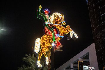 Las Vegas Boulevard Shines Bright with Newly Refurbished Neon Signs