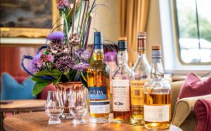 World Whisky Day On Scottish Canal Barge