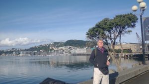 GTM managing editor Australasia, Peter Needham, on Wellington waterfront yesterday.