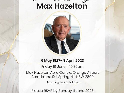Aviation Honours Max Hazelton: A Sky-High Tribute!