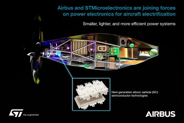 Electrifying Collaboration: Airbus and STMicroelectronics