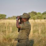 Angolan park warden in the KAZA Transfrontier Conservation Area