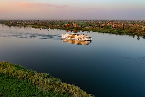 Viking S 2024 2025 World Cruise New Adventures Await   Viking Newest River Ship The Viking Aton With A Special Celebration In Aswan Egypt 