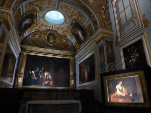 Caravaggio works in St John's Co-Cathedral