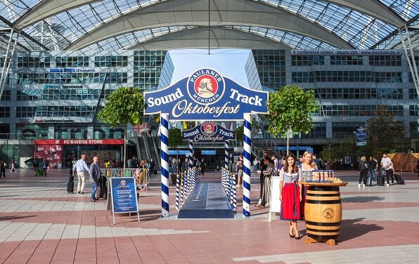 Munich Airport Visitors Craft Oktoberfest Melodies on Arrival!